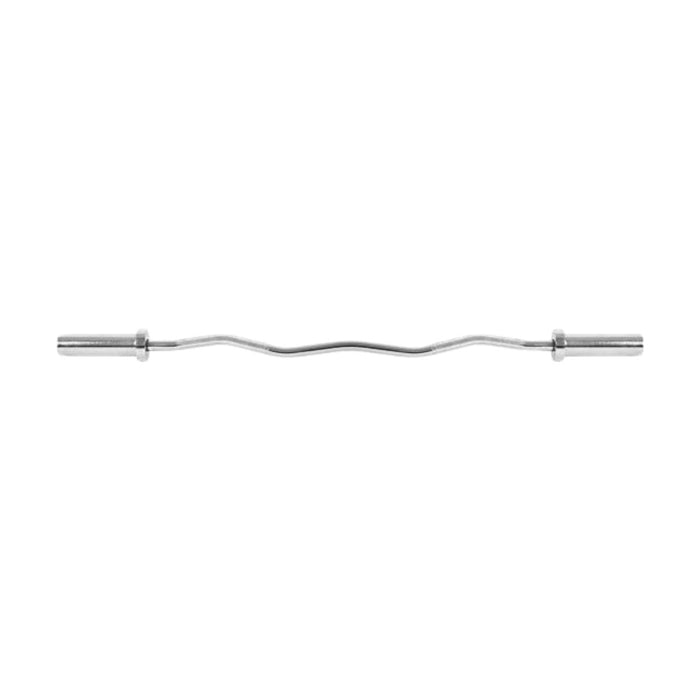 Gronk Fitness Olympic EZ Curl Bar top view
