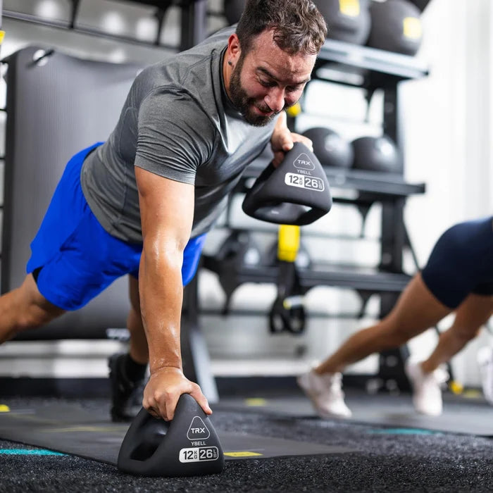 TRX YBell Neo Series 12 kg in plank exercise