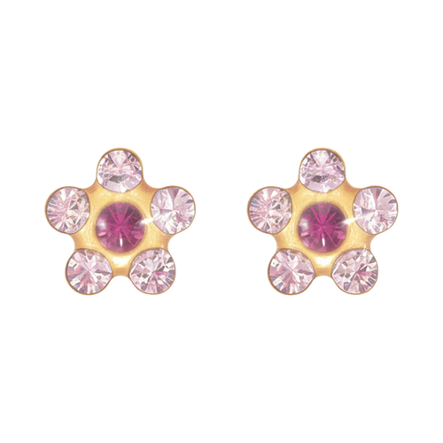 18K Gold Plated Flower Earring 133