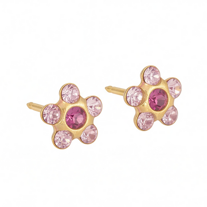 18K Gold Plated Flower Earring 133