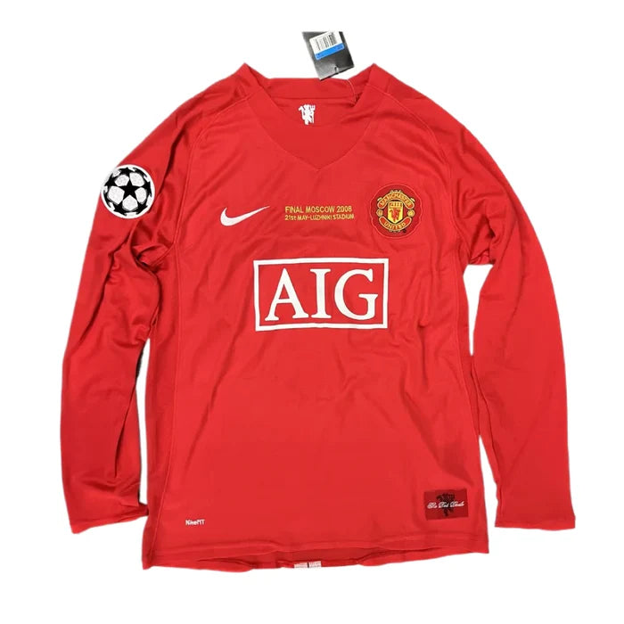 2007-08 Manchester United FC Home Long Sleeve Kit