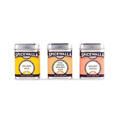 3 Pack  - Golden Milk Collection Small 1.3oz Tins by Spicewalla