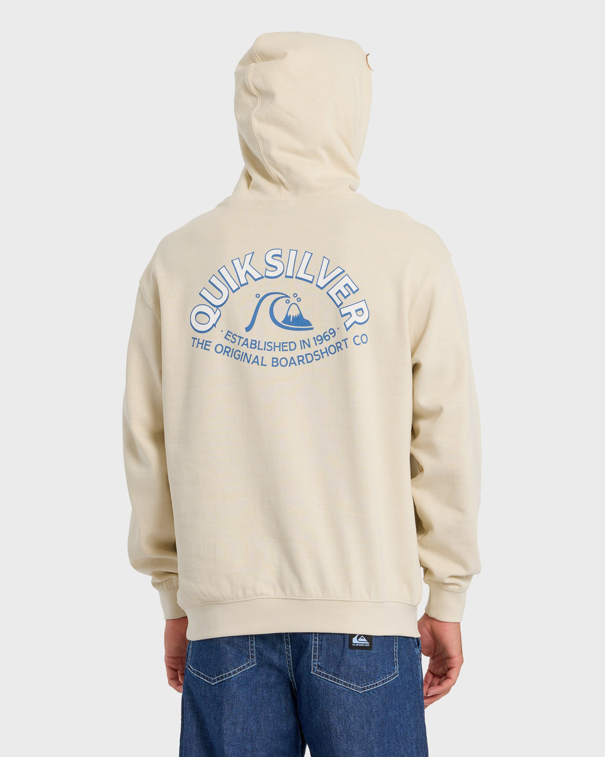 Graphic Pullover Hoodie - Bone White