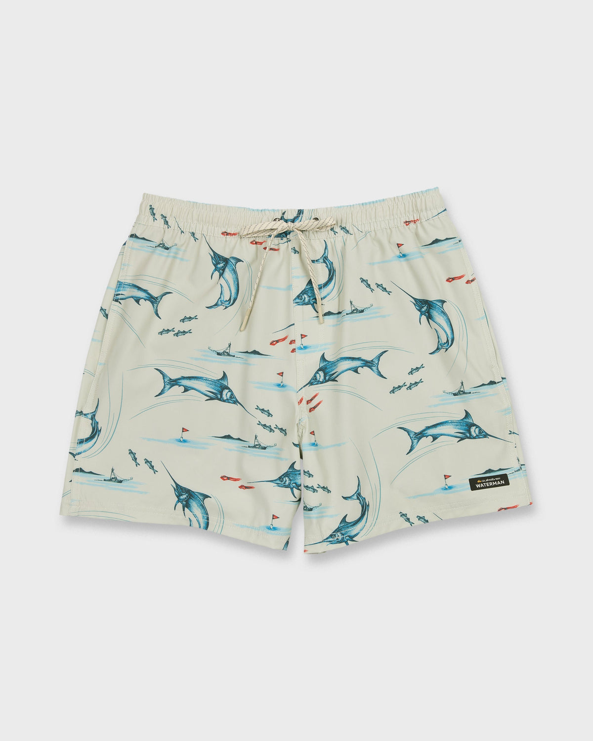 Waterman Mix Pack 17" Swim Trunks - Moonbeam