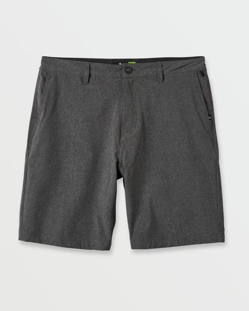 Union Heather 20" Amphibian Hybrid Shorts - Black