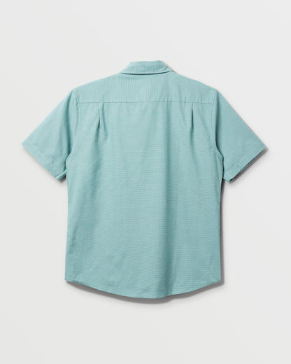 Shoreline Classic Short Sleeve Shirt - Dusty Turquoise