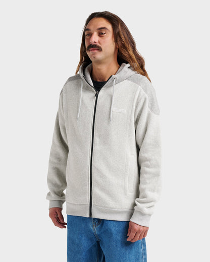 Keller Zip Hoodie - Light Gray Heather