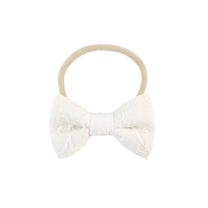 Ali+Oli Cotton Double Sided Baby Bib With Bow