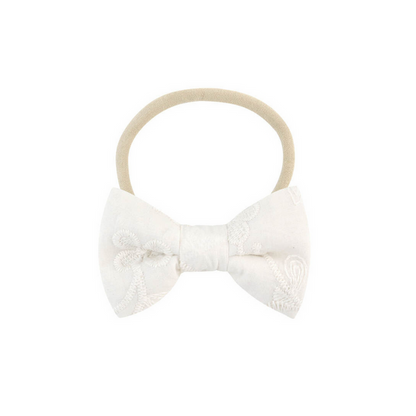 Ali+Oli Cotton Double Sided Baby Bib With Bow