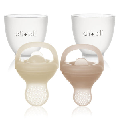 Ali+Oli Silicone Food & Fruit Feeder 2-Pack
