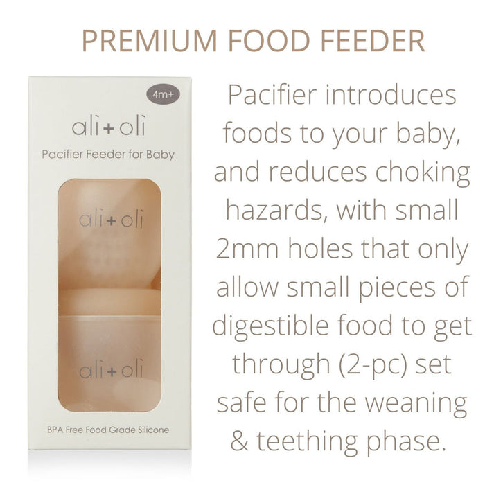 Ali+Oli Silicone Food & Fruit Feeder 2-Pack