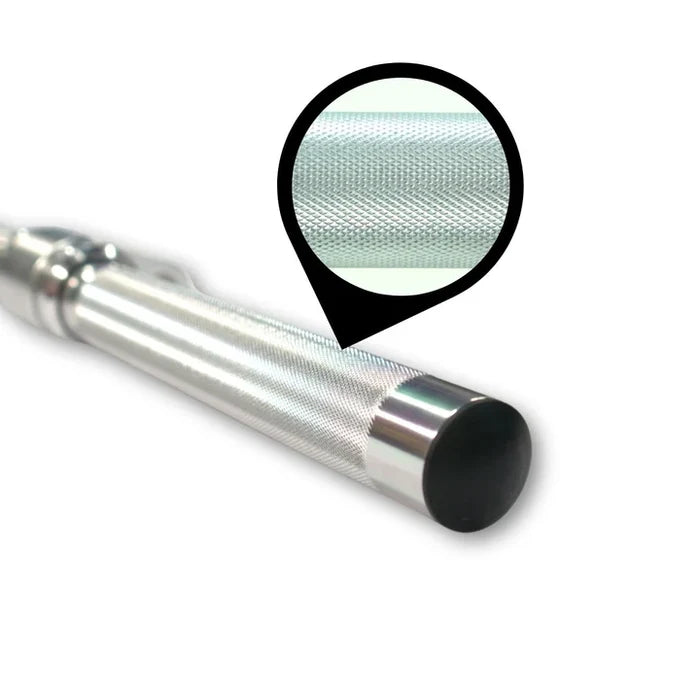 G&G Aluminum Revolving Straight Bar grip texture close-up