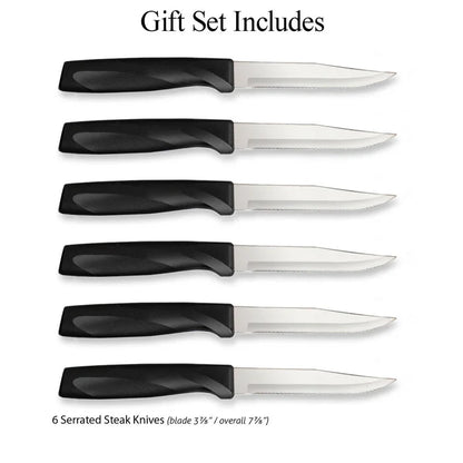 Anthem Serrated Ergo New Steak Set Made in USA S6S