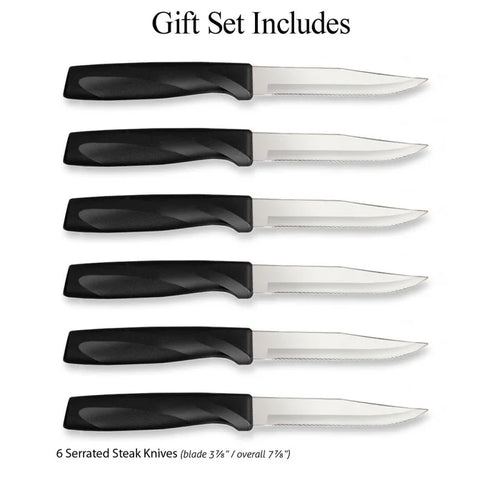 Anthem Serrated Ergo New Steak Set Made in USA S6S