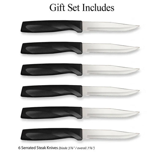Anthem Serrated Ergo New Steak Set Made in USA S6S
