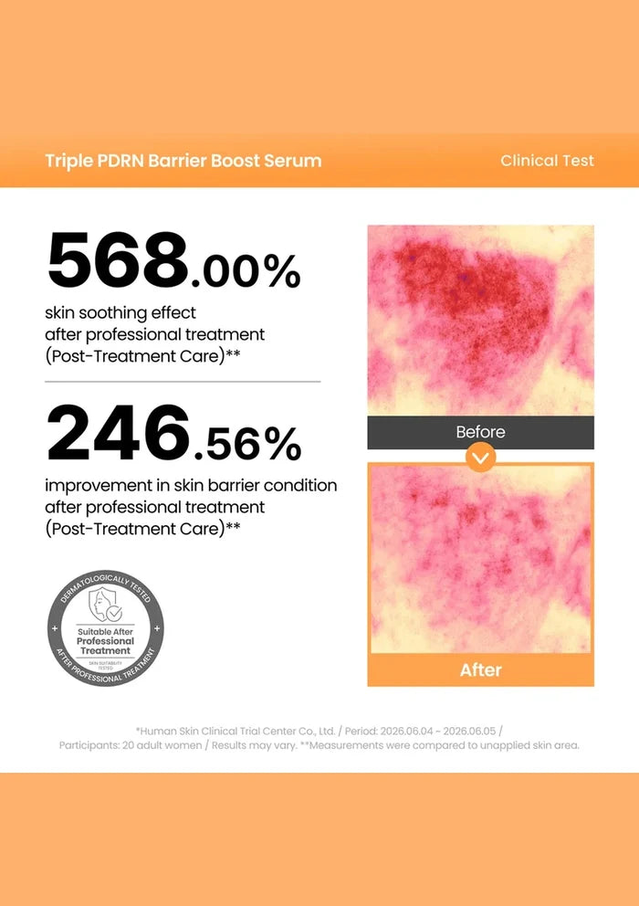 AXIS-Y Triple PDRN Barrier Boost Serum 30ml — barrier results; original brand product information
