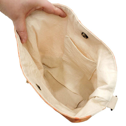 Bag - Large Cross-Body (Peach Lace) by Emily Ruth Prints