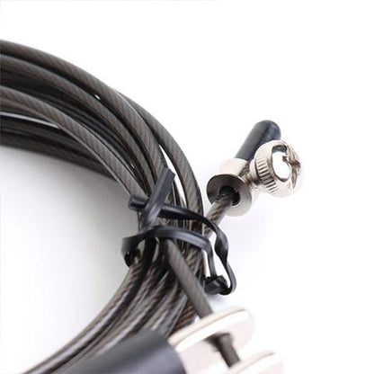 XM Fitness speed rope cable with metal end cap