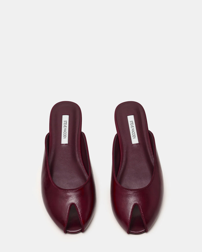 BLOSS BURGUNDY LEATHER