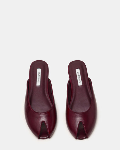 BLOSS BURGUNDY LEATHER
