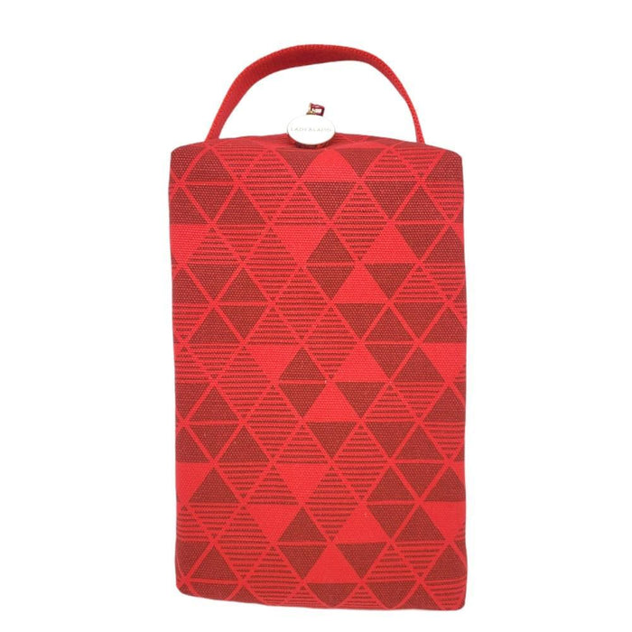 Box Zip - Dopp Kit (Red Pyramid) by Lady Alamo