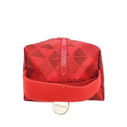 Box Zip - Dopp Kit (Red Pyramid) by Lady Alamo