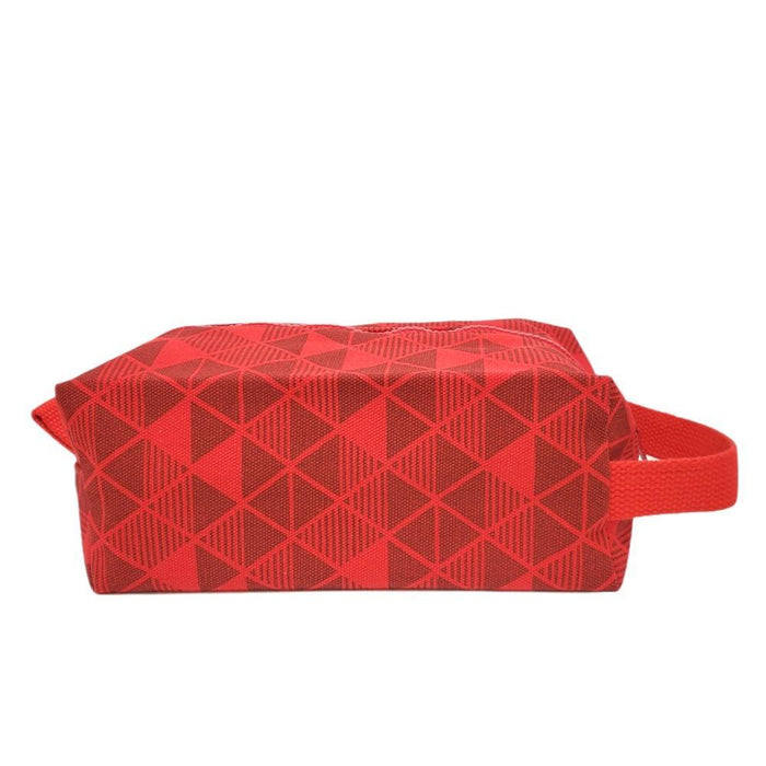 Box Zip - Dopp Kit (Red Pyramid) by Lady Alamo