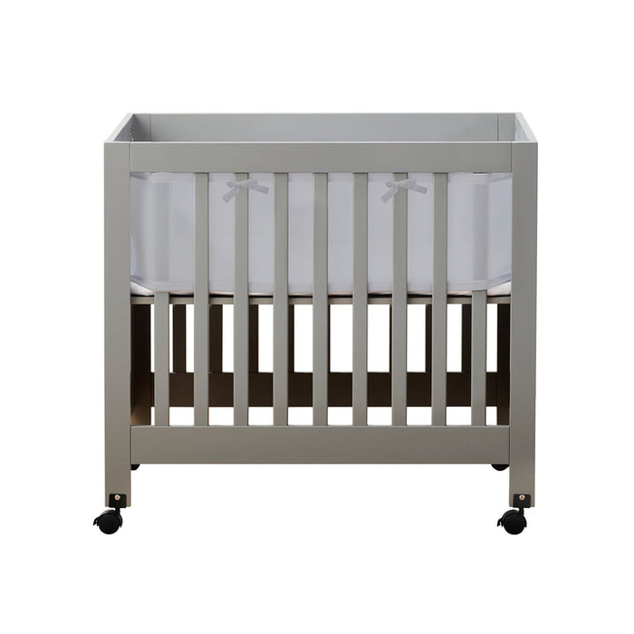 BreathableBaby Classic Mesh Liner for Mini Cribs (Covers 4 Sides)