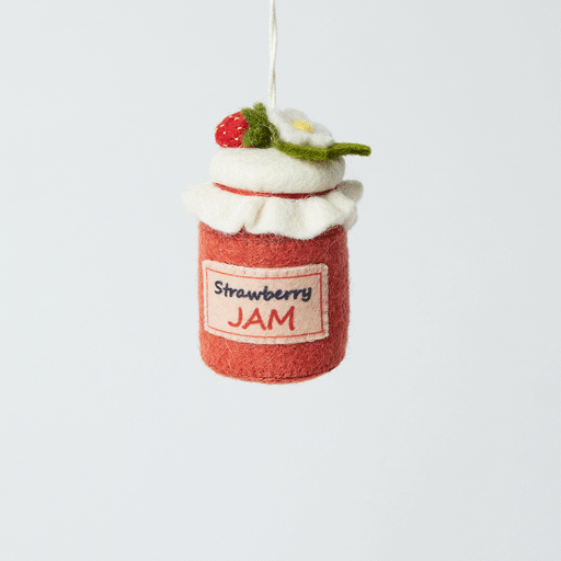 Bundle: Strawberry Breakfast Ornaments - Set of 5