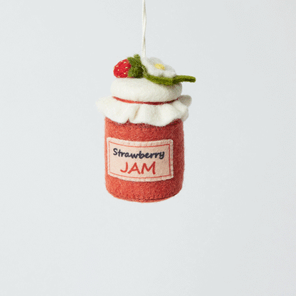 Bundle: Strawberry Breakfast Ornaments - Set of 5