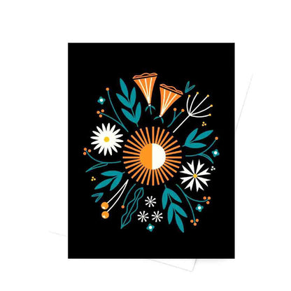 Card - All Occasion - Folk Floral by Amber Leaders Designs