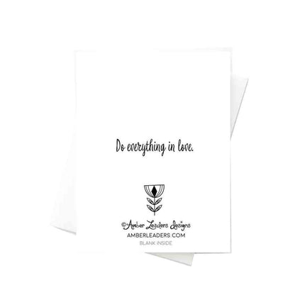 Card - All Occasion - Folk Floral by Amber Leaders Designs