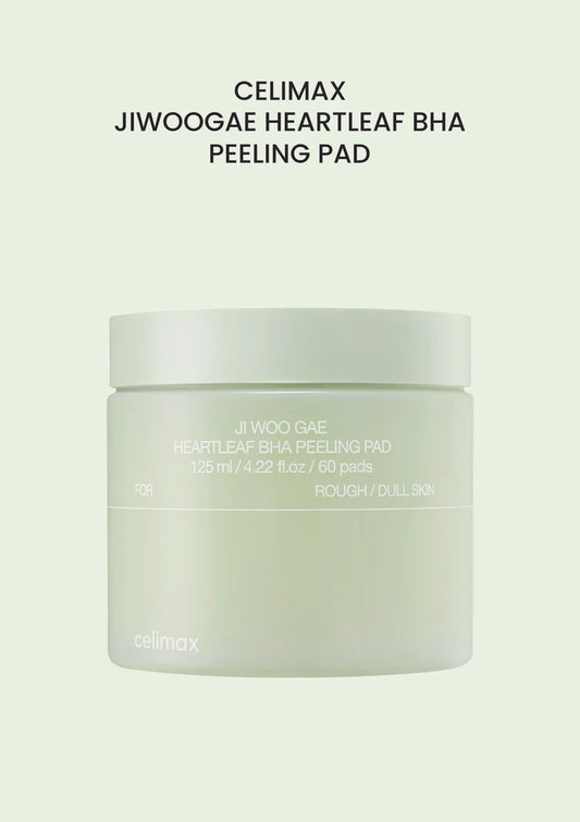 CELIMAX JIWOOGAE Heartleaf BHA Peeling Pad 60 pcs — branded product main image