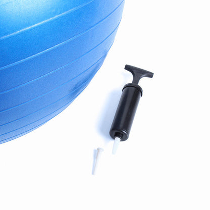 FIT505 Stability Ball with pump and nozzle close-up