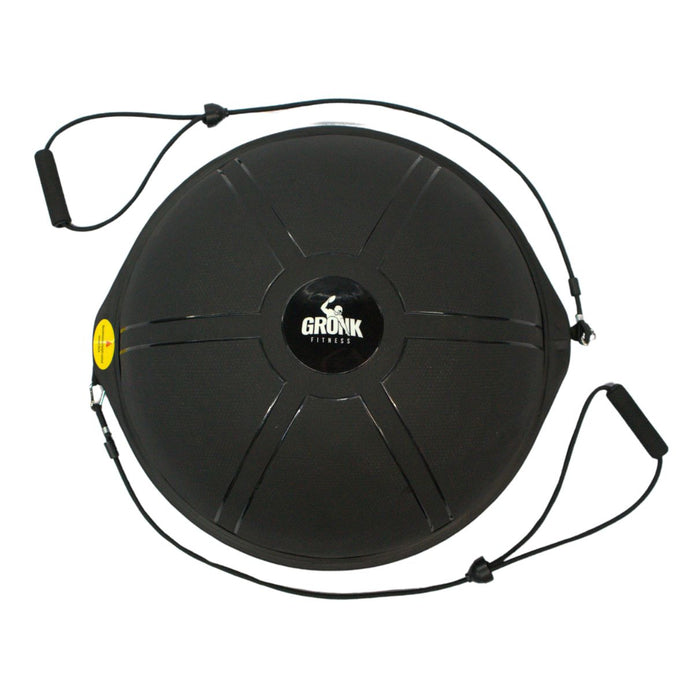 Gronk Fitness Balance Trainer top view with attached bands