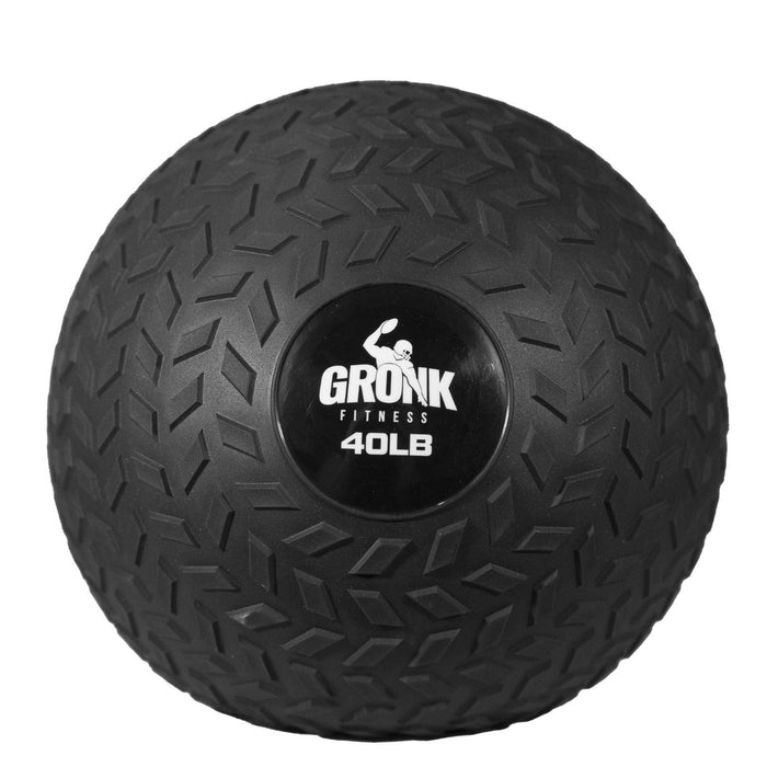 Gronk Fitness 40 lb slam ball with arrow pattern