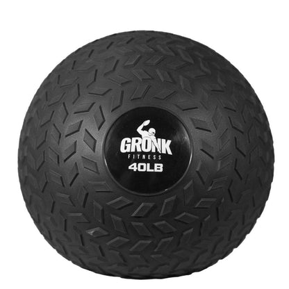 Gronk Fitness 40 lb slam ball with arrow pattern