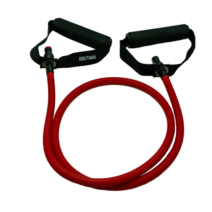 Gronk Fitness red resistance band with black handles