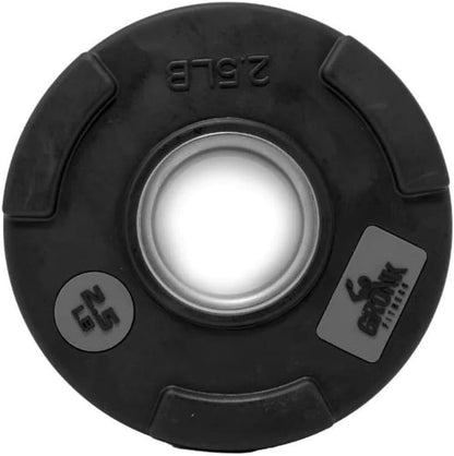 Gronk Rubber Multi-Grip Olympic Plate close-up