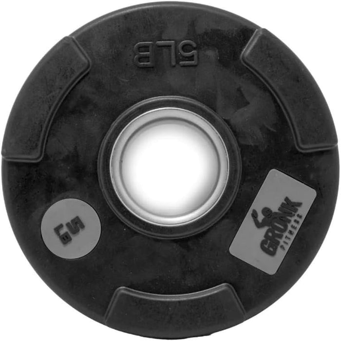 Gronk Rubber Multi-Grip Olympic Plate top view