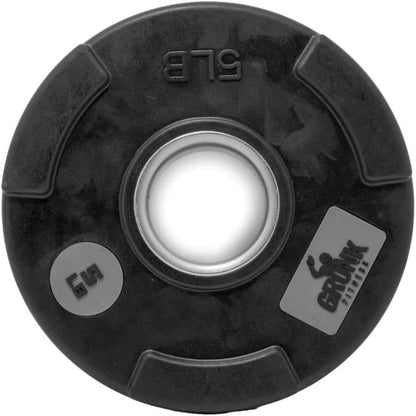 Gronk Rubber Multi-Grip Olympic Plate top view