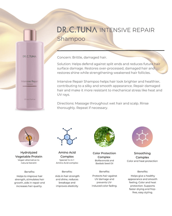 FARMASi Dr. C. Tuna Intensive Repair Shampoo | Tess Marketplace