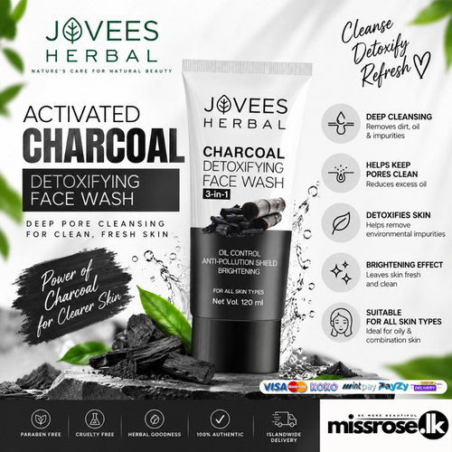 Jovees Activated Charcoal Detoxifying Face Wash