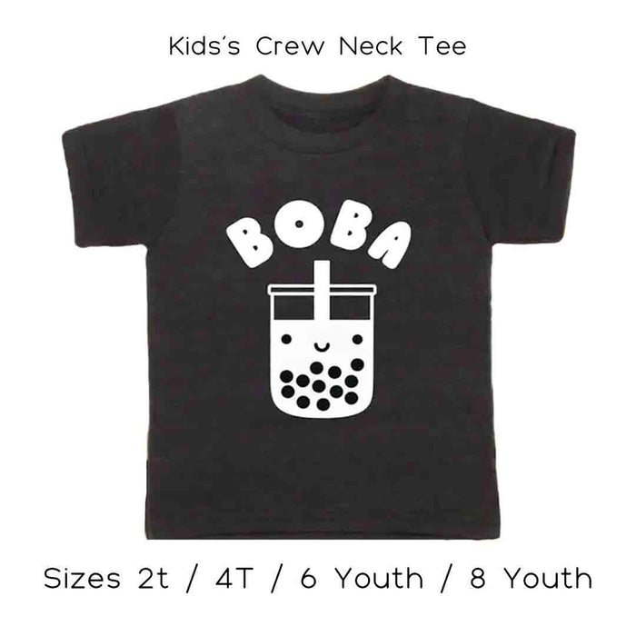 Kids Crew Neck - Boba Tea Tee (2T - 8 youth) by Mochi Kids