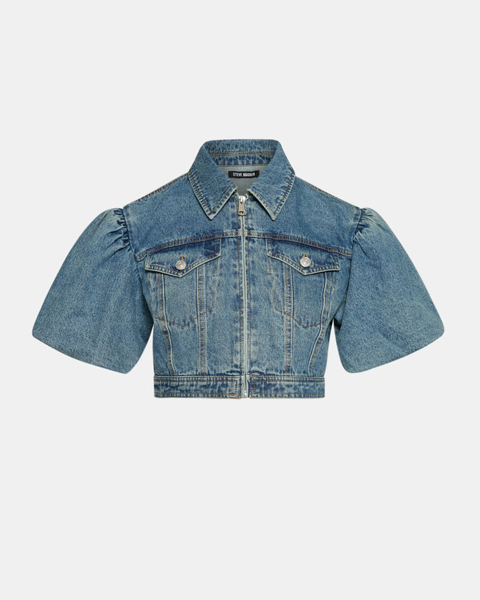 MARCY JACKET BLUE HEATHER