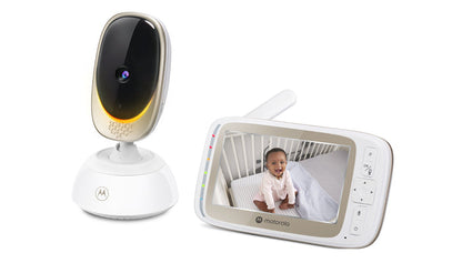 Motorola Nursery VM85 Connect 5.0” Wi-Fi Video Baby Monitor with Mood Light