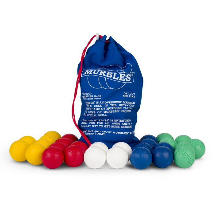 Murbles Game Large Tournament Set – Up to 8 Players – 28 balls Made in USA