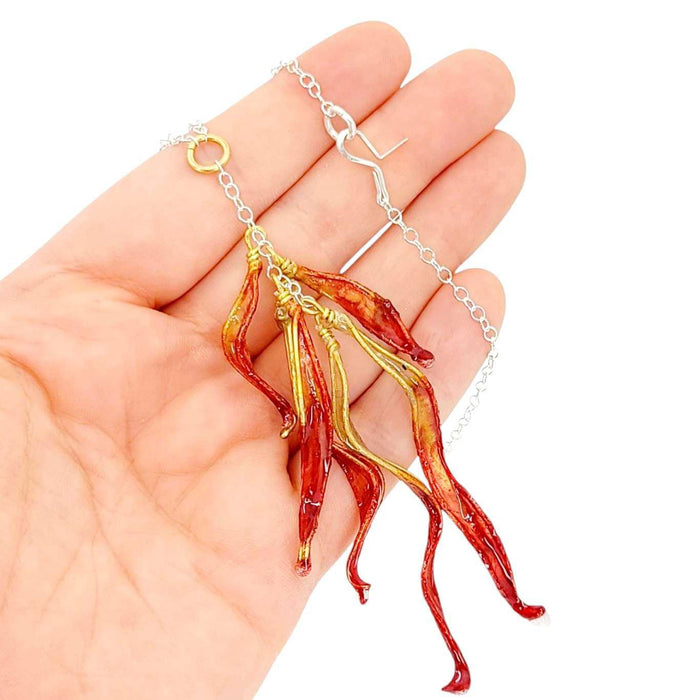 Necklace - Small Petal Cascade (Assorted Colors) by Verso
