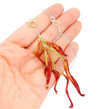 Necklace - Small Petal Cascade (Assorted Colors) by Verso