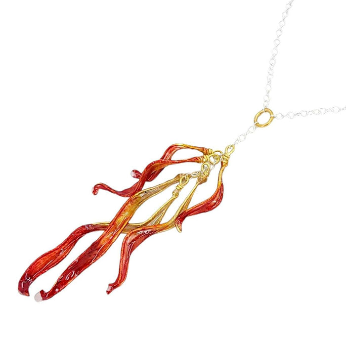 Necklace - Small Petal Cascade (Assorted Colors) by Verso
